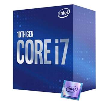 Intel Core i7-10700 Desktop Processor 8 Cores up to 4.8 GHz LGA 1200 (Intel 400 Series Chipset) 65W,...