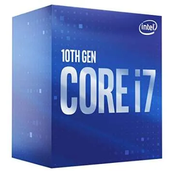 Intel Core i7-10700 Desktop Processor 8 Cores up to 4.8 GHz LGA 1200 (Intel 400 Series Chipset) 65W, BX8070110700