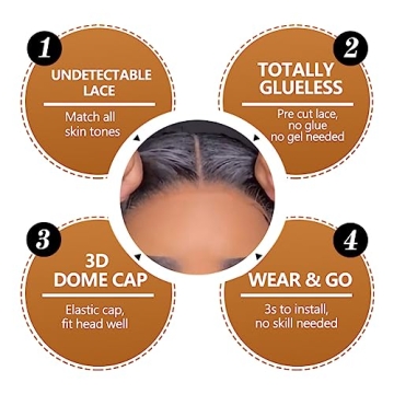 Wear and Go 26" Human Hair Glueless Body Wave Wig