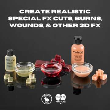 Mehron 3-D Gel | Special Effects Makeup for Halloween & Cosplay