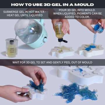 Mehron 3-D Gel | Special Effects Makeup for Halloween & Cosplay