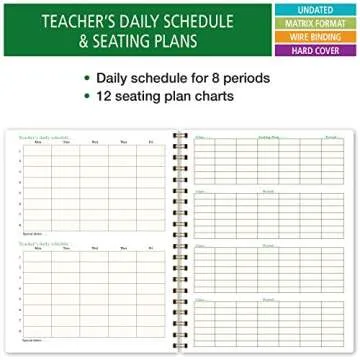 Combination Lesson Plan & Grade Book for Teachers