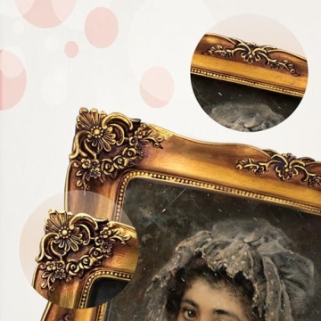 Vintage 8x10 Picture Frame in Antique Gold - Elegant Design