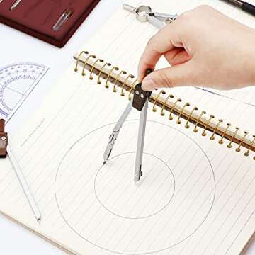 Outus 13 Pcs Math Geometry Set for Drawing and Drafting