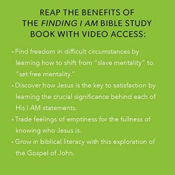 Finding I AM Bible Study Book with Video Access