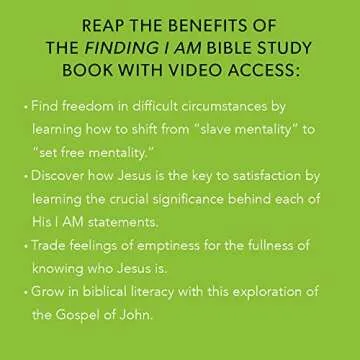 Finding I AM Bible Study Book with Video Access