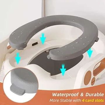 XJD Adjustable Potty Training Toilet with Step Ladder