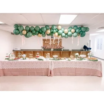 Elegant Pardecor Lace Tablecloth 60x120 inches for Celebrations