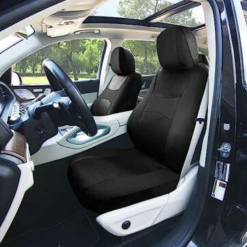 FH Group Car Seat Covers Full Set - Ultimate Protection and Style for Your Vehicle