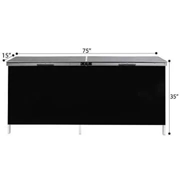 Portable Bar Table by Trademark Innovations for Easy Events