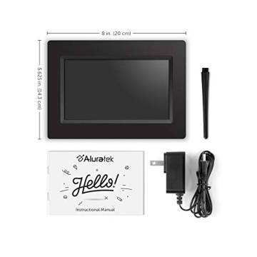 Aluratek 7 Inch Digital Photo Frame with Auto Slideshow