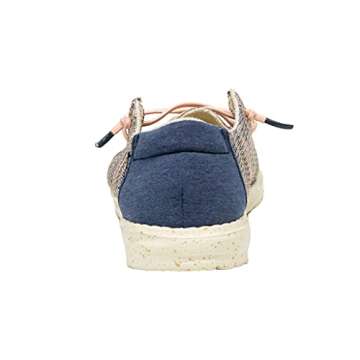 Hey Dude Women's Wendy Sox Light Pink Size 9 | Women’s Shoes | Women’s Lace Up Loafers | Comfortable & Light-Weight