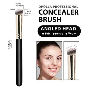 DPOLLA Pro Makeup Brushes for Flawless Makeup Results