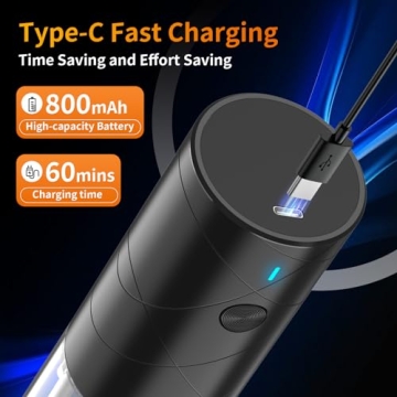 Electric Salt and Pepper Grinder USB Rechargeable with Light