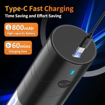 Electric Salt and Pepper Grinder USB Rechargeable with Light