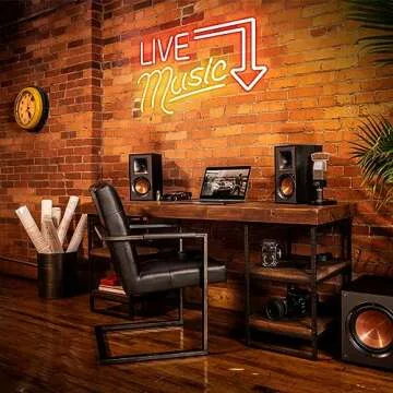 Music Live Neon Signs, Handcrafted Live Music Led Light Signs for Wall Decor, Usb Powered Music Live Led Light For Nightclub, Bar, Club, Bedroom, Music Stadio Indoor Outdoor