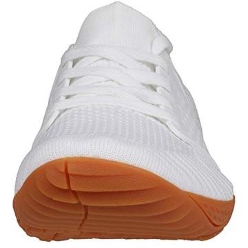 WHITIN Women's Low Zero Drop Shoes Minimalist Barefoot Trail Running Camping Size 9-9.5 Wide Toe Box for Female Fitness Workout Sneaker White/Gum 40