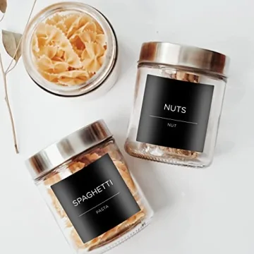 Elegant 168 Pantry Labels Set for Organized Kitchens