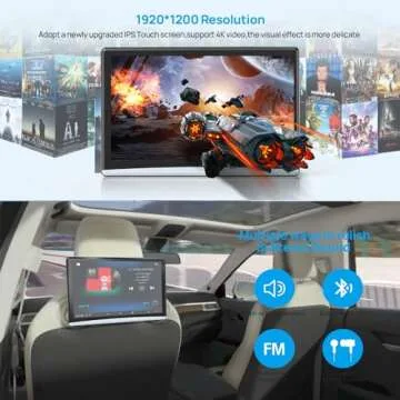 Kaskawise 12.4" Android 11 Car TV - Stream & Play!