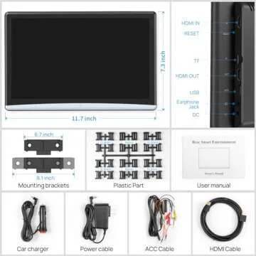 Kaskawise 12.4" Android 11 Car TV - Stream & Play!