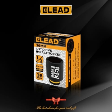 ELEAD 36mm Heavy-Duty Deep Impact Socket for Auto Repairs