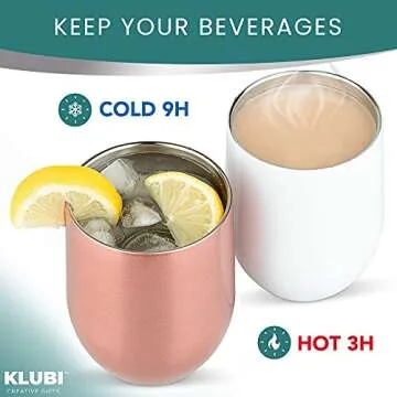 KLUBI Boss Lady Gifts - Large 12oz Wine Tumbler/Mug - Funny Gift idea for Girl Boss, Boss Babe, Glass, Women Bosses, Lady, Female, Office, Appreciation