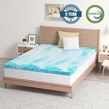 EGO 4 Inch Memory Foam Mattress Topper - Ultimate Comfort
