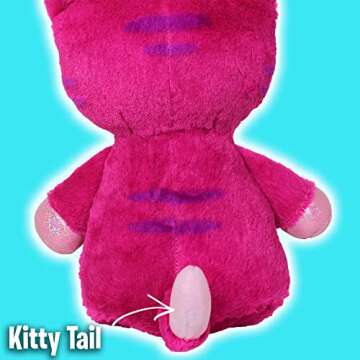 Ontel Star Belly Dream Lites, Stuffed Animal Night Light, 3 years and up, Pretty Pink Kitty - Projects Glowing Stars & Shapes in 6 Gentle Colors, As Seen on TV