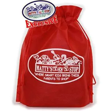 Toysmith Road Trip Bingo Cards Red, Blue, Green & Orange Gift Set Travel Bundle with Bonus Matty's Toy Stop Storage Bag - 4 Pack