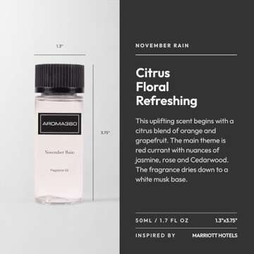 Aroma360 November Rain Luxury Fragrance Diffuser Oil 50mL