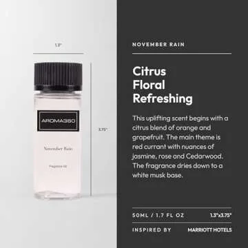 Aroma360 November Rain Luxury Fragrance Diffuser Oil 50mL