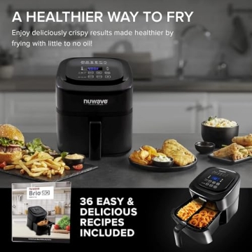 NUWAVE Brio 7-in-1 Air Fryer Oven with Digital Controls