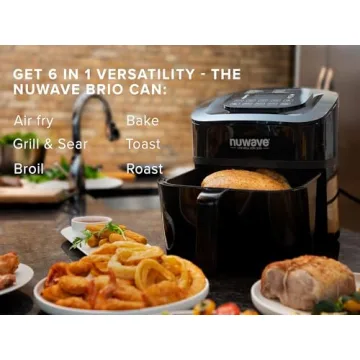 NUWAVE Brio 7-in-1 Air Fryer Oven with Digital Controls