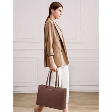 LOVEVOOK Laptop Bag for Women Stylish & Waterproof