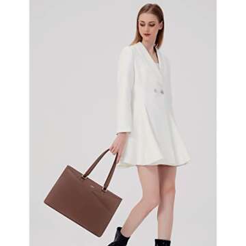 LOVEVOOK Laptop Bag for Women Stylish & Waterproof