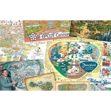 Maps of the Disney Parks: Charting 60 Years from California to Shanghai (Disney Editions Deluxe)
