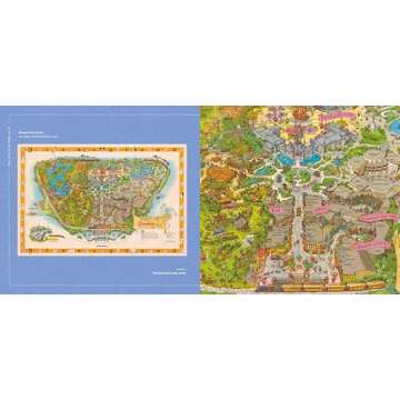 Maps of the Disney Parks: Charting 60 Years from California to Shanghai (Disney Editions Deluxe)