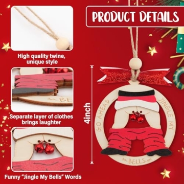 Jingle My Bell Ornament - Funny Xmas Gift 2024