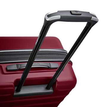 Samsonite Omni 2 Hardside Expandable Luggage with Spinner Wheels, Natural Merlot, 2-Piece Set (Carry-on/Medium)