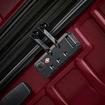 Samsonite Omni 2 Hardside Expandable Luggage with Spinner Wheels, Natural Merlot, 2-Piece Set (Carry-on/Medium)