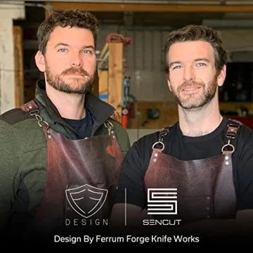 SENCUT Kyril Pocket Folding Knife for EDC, Design by Ferrum Forge Knife Works, Liner Lock Small Knife with Clip, Micarta Handle Everyday Carry Knife for Men Women Indoor Outdoor Gift S22001