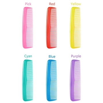 Leinuosen 48-Piece Colorful Combs for All Hair Types