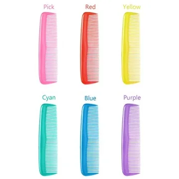 Leinuosen 48-Piece Colorful Combs for All Hair Types