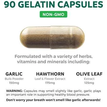 Blood Pressure Support Supplement – Natural Ingredients for Heart Health