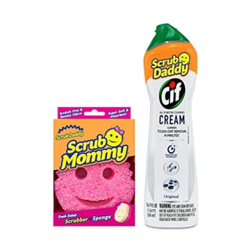 Scrub Mommy + Cif Cream: All-Purpose Cleaning Power