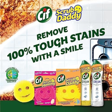 Scrub Mommy + Cif Cream: All-Purpose Cleaning Power