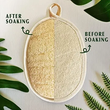 Natural Loofah Exfoliating Pads for Sustainable Shower