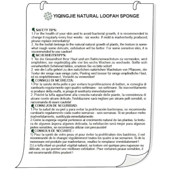 Natural Loofah Exfoliating Pads for Sustainable Shower