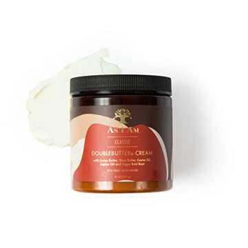 As I Am Double Butter Cream - 8 Ounce - Rich Daily Moisturizer - Soft and Shiny Curls and Coils - Repairs Split Ends - Strengthens Hair - Enriched with Pro-Vitamin B5