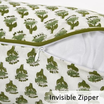 CPC Cotton Throw Pillow Covers - Soft, Stylish, Set of 2